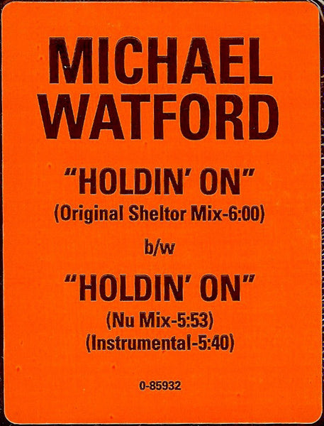 Michael Watford : Holdin' On (12")
