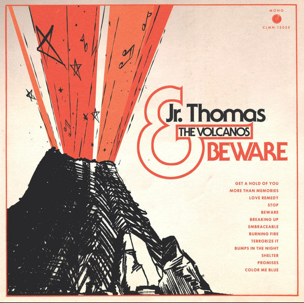 Jr. Thomas & The Volcanos : Beware (LP, Album, Mono, Ltd, RE, Ora)