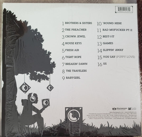 Brother Ali : Us (2xLP, Album, Ltd, Whi)