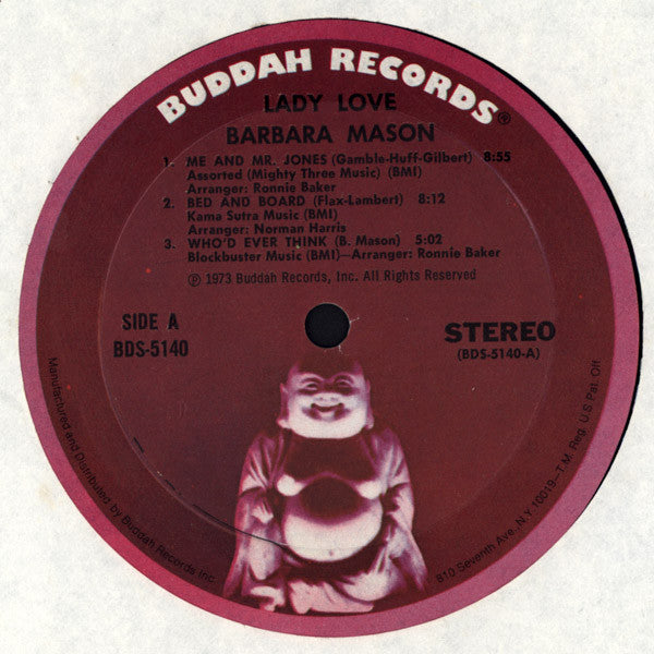 Barbara Mason : Lady Love (LP, Album, Mon)