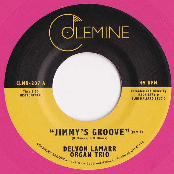 Delvon Lamarr Organ Trio : Jimmy's Groove (7", Single, Ltd, Pin)