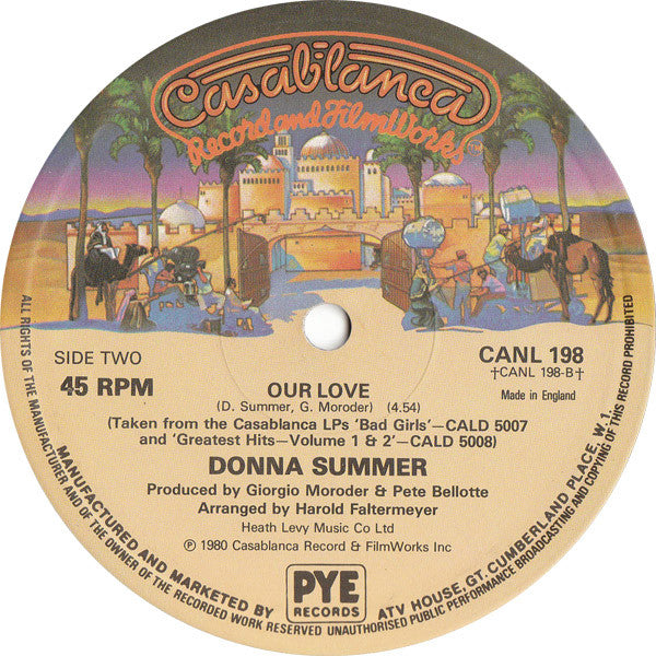 Donna Summer : Sunset People (12", Single)