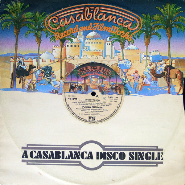 Donna Summer : Sunset People (12", Single)