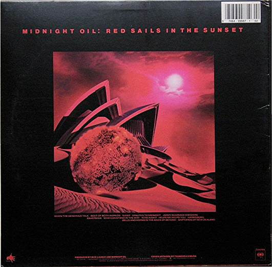 Midnight Oil : Red Sails In The Sunset (LP, Album)