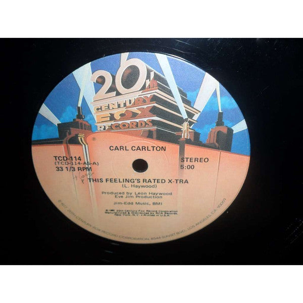 Carl Carlton : This Feeling's Rated X-Tra (12")