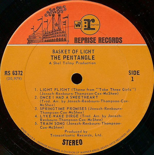 Pentangle : Basket Of Light (LP, Album)