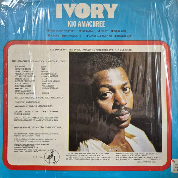 Kio Amachree : Ivory (LP, Album)