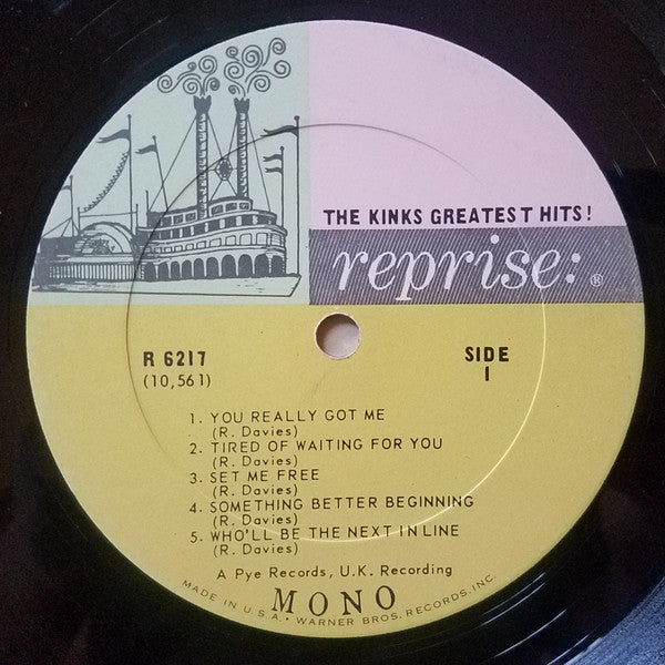 The Kinks : The Kinks Greatest Hits! (LP, Comp, Mono)