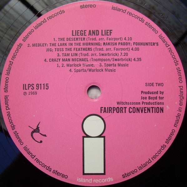 Fairport Convention : Liege & Lief (LP, Album, Pho)