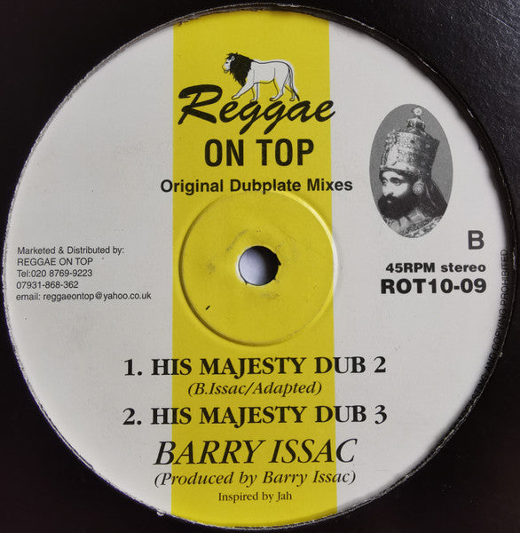 Barry Issac : Teachings Of His Majesty (10")
