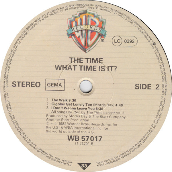 The Time : What Time Is It? (LP, Album)