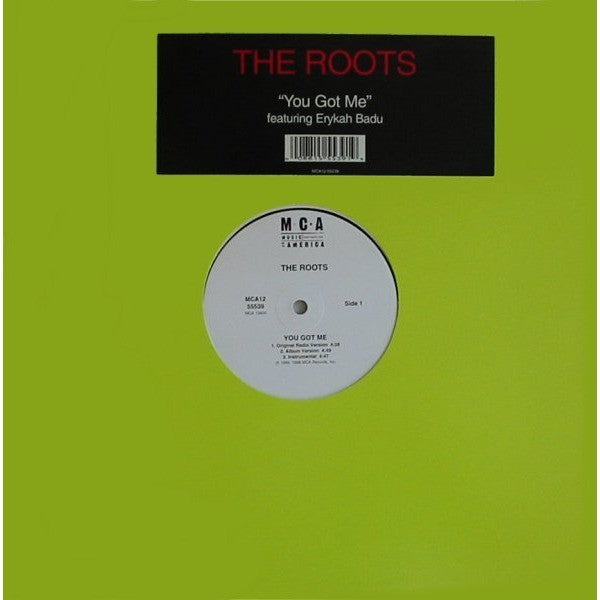 The Roots Featuring Erykah Badu : You Got Me (12", Promo)