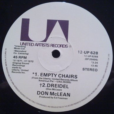 Don McLean : American Pie (12", Single)