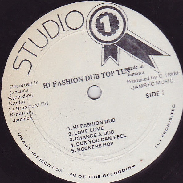 Dub Specialist : Hi Fashion Dub Top Ten (LP, Album, RE)