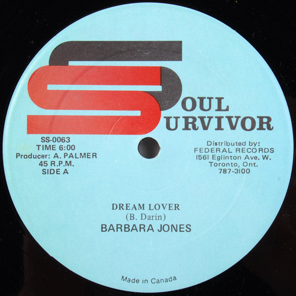 Barbara Jones : Dream Lover (12")