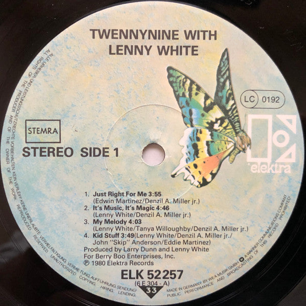Twennynine With Lenny White : Twennynine With Lenny White (LP, Album)