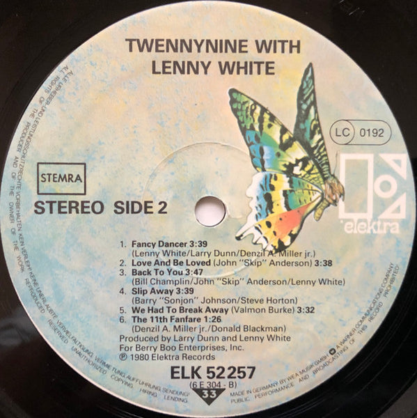 Twennynine With Lenny White : Twennynine With Lenny White (LP, Album)