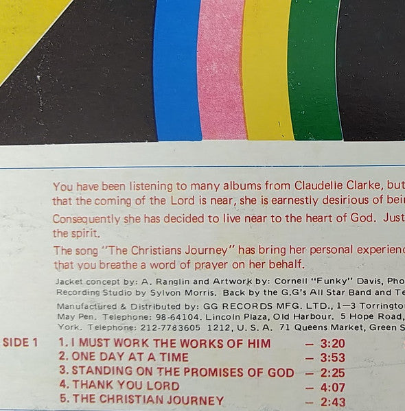 Claudelle Clarke : The Christian Journey (LP, Album)