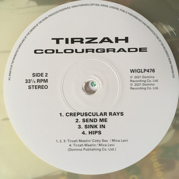 Tirzah : Colourgrade (LP, Album, Glo + CD + Ltd)