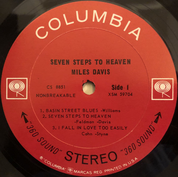 Miles Davis : Seven Steps To Heaven (LP, Album, Pit)