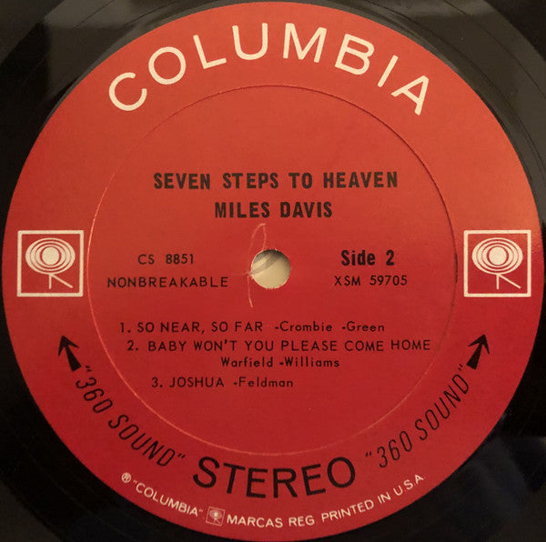 Miles Davis : Seven Steps To Heaven (LP, Album, Pit)