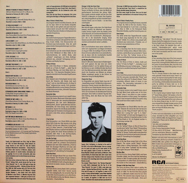 Elvis* : Elvis Sings The Blues (LP, Comp, RE)