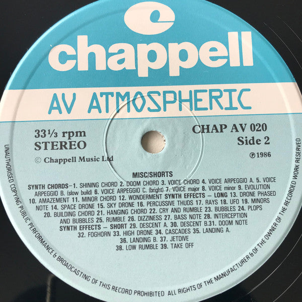 Various : Atmospheric - Misc/Shorts (LP)