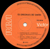 Os Originais Do Samba : Cravos E Rosas / Bate Barriga / Esperanças Perdidas / Se Eu Jurei (7", EP)