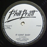Jimmy London & The Ovation : It Ain't Easy (12")