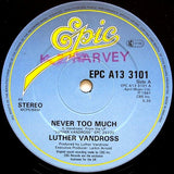 Luther Vandross : Never Too Much (12")