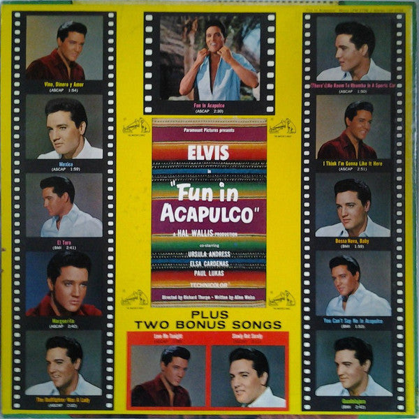 Elvis* : Fun In Acapulco (LP, Album, Mono, Roc)