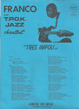 Franco Et Orchestre T.P.O.K. Jazz : Tres Impoli (LP)