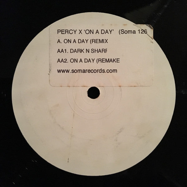 Percy X : On A Day (12", W/Lbl, Sti)