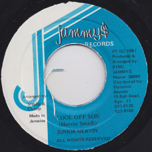 Junior Murvin : Cool Off Son (7")