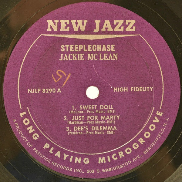 Jackie McLean : Steeplechase (LP, Album, Mono, RE)
