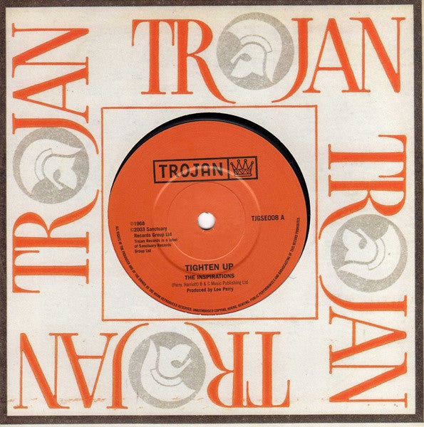 The Inspirations / Roy Shirley : Tighten Up / Good Ambition (7", Single, RE)