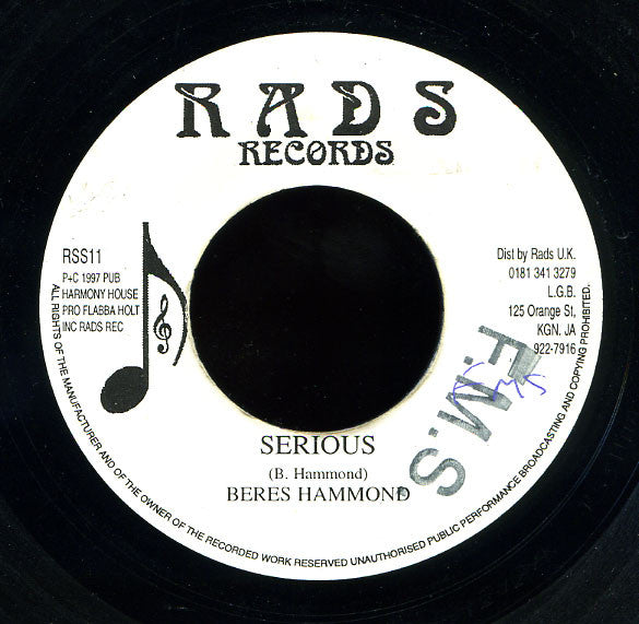 Beres Hammond : Serious (7")