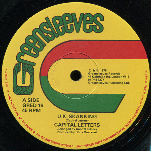 Capital Letters : U.K. Skanking (12", Single)