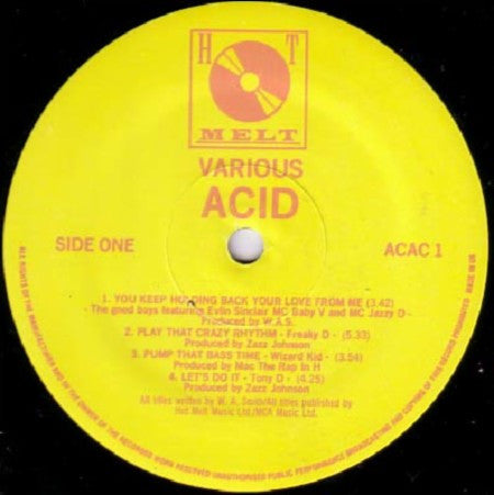 Various : Hot Melt Acid 1 (LP, Comp)