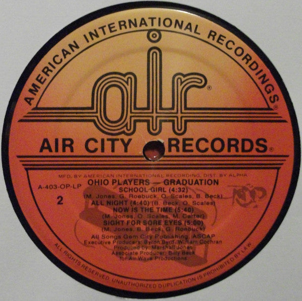 Ohio Players : Graduation (LP, Album, Gat)