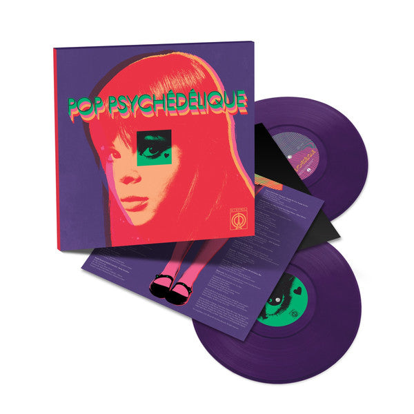 Various : Pop Psychédélique (The Best Of French Psychedelic Pop 1964-2019) (2xLP, Comp, Ltd, Pur)