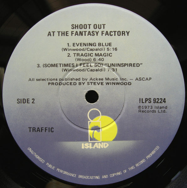 Traffic : Shoot Out At The Fantasy Factory (LP, Album, RE, Nig)