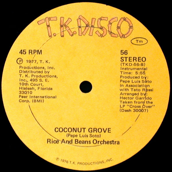 Rice And Beans Orchestra : You've Got Magic / Coconut Groove (12")