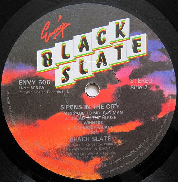 Black Slate : Sirens In The City (LP, Album)