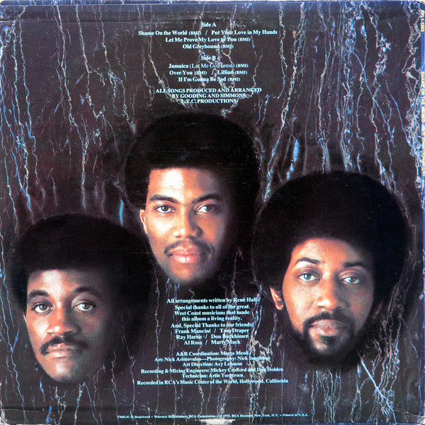 The Main Ingredient : Shame On The World (LP, Album, Ind)