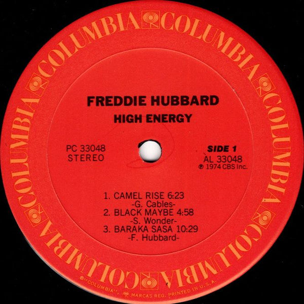 Freddie Hubbard : High Energy (LP, Album, RE, Pit)