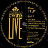 Thompson Twins : Thompson Twins Live (LP, Album)