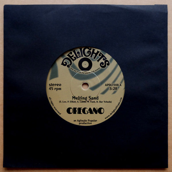 Oregano (4) : Melting Sand  (7", Single, Ltd)