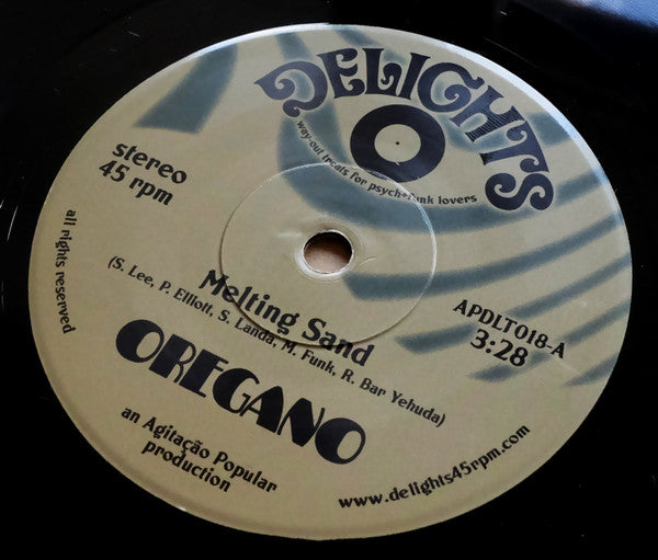 Oregano (4) : Melting Sand  (7", Single, Ltd)
