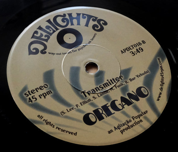Oregano (4) : Melting Sand  (7", Single, Ltd)
